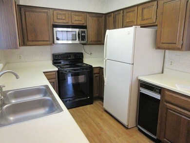 Kitchen - Refrigerator STAYS!  Built in microwave