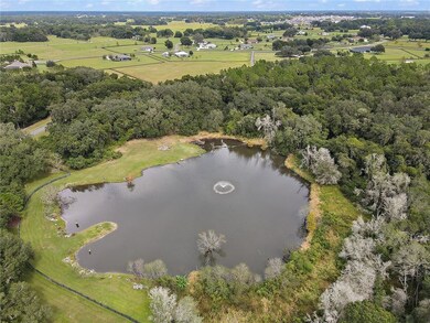 Aerial of Pond on Property