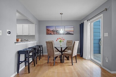 Dining Area with Walk Out to Deck