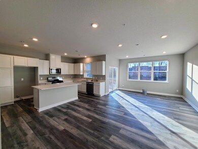 Fairfax Open first floor plan.  Photo is of actual home.