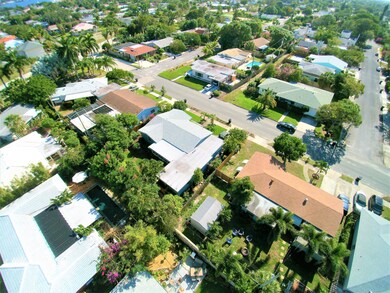 Aerial of both houses