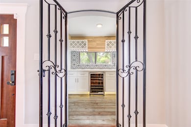 Wine room access from living area