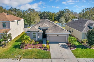 Front elevation from an aerial perspective.