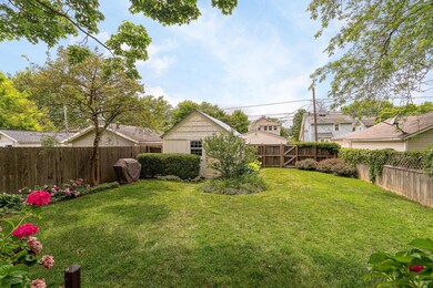 Fenced yard