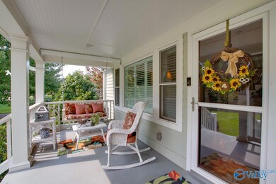 Welcoming front porch
