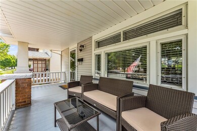 View of patio featuring a porch