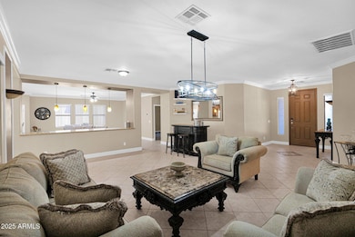 front living room/dining area