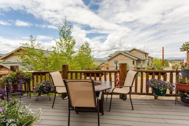 deck and mountain view