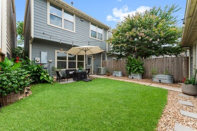 Quick sneak-peak to the backyard with grass space!