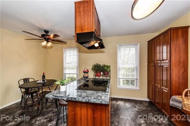 Additional view of kitchen with added cabinets, co