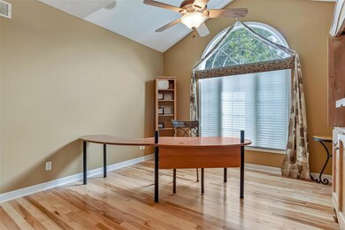 3rd bedroom set up as an office