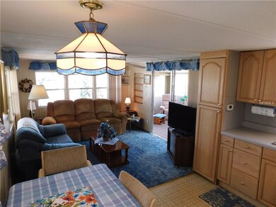 Living room and Kitchen are open concept for enter