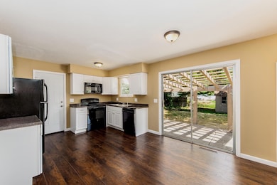 kitchen and dining room