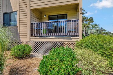 Rear covered balcony