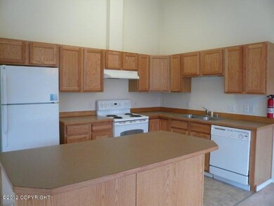 Kitchen  w/vaulted ceilings