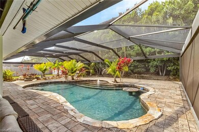Pool with a patio and a lanai