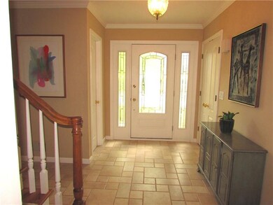 A Gorgeous Leaded Glass Door with Sidelights bring