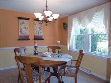 Dining Room. New carpeting Sept. 2011!  Bright for
