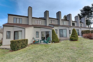 Exterior View of Condo with Patio