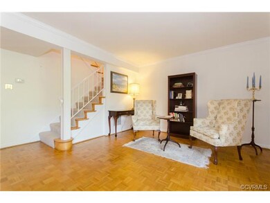 Toward the stairs