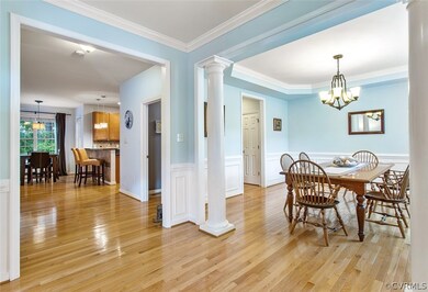 Foyer view into additional room 1, the kitchen, 1s