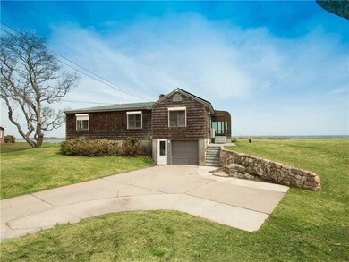 Exterior Back. The bold oceanfront...