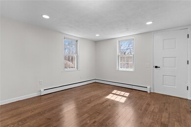Living room with hardwood floors