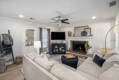 Family Room With A Fireplace