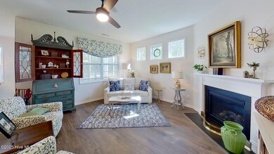 Corner fireplace