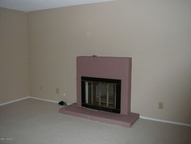 One of two fireplaces