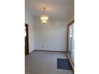 Vaulted Formal Dining Room with Sliding Doors Out 