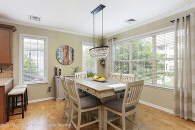 Sun drenched dining room
