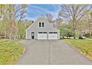 Two Car Attached Garage with room for workbench to