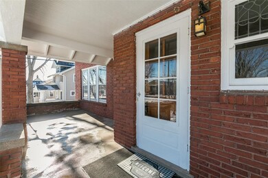 Front porch & door
