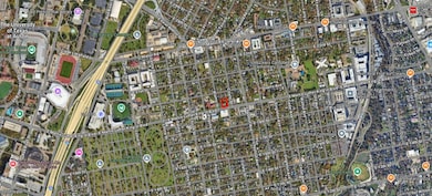 Aerial view of property's location