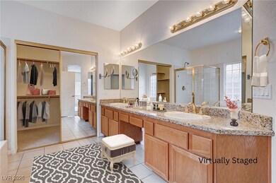 Dual sinks and make up vanity
