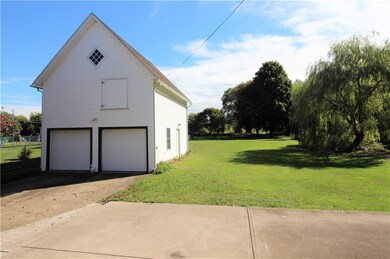 2 car garage with second story for additional stor