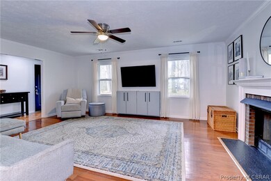 Spacious living room with plenty of natural light