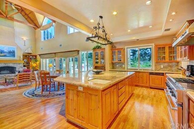 Kitchen Island with massive granite counter top, s