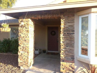 Front entry w/stone work