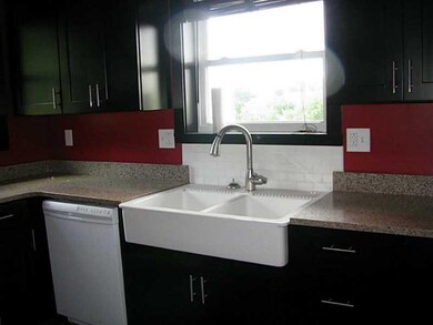 Kitchen. Love the farm sink.