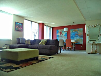 Large Open Living and Dining Area.