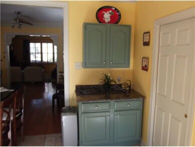 One of the custom built-ins in kitchen.  It has a 