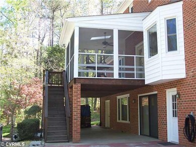 Exterior Back - Screened porch with deck on opposi