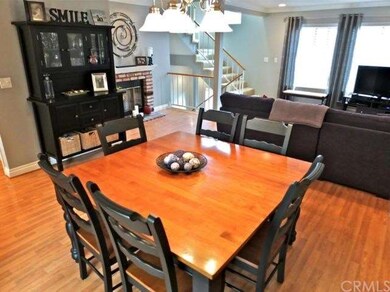 Enjoy the fireplace from both the dining and livin