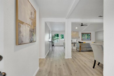 Hall featuring light hardwood / wood-style floors