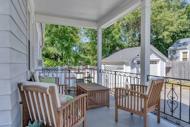 Enjoy sitting outside on this beautiful porch