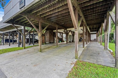View of community featuring a carport