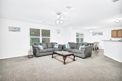 Open concept living/dining and kitchen!