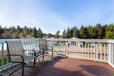 Deck in back yard